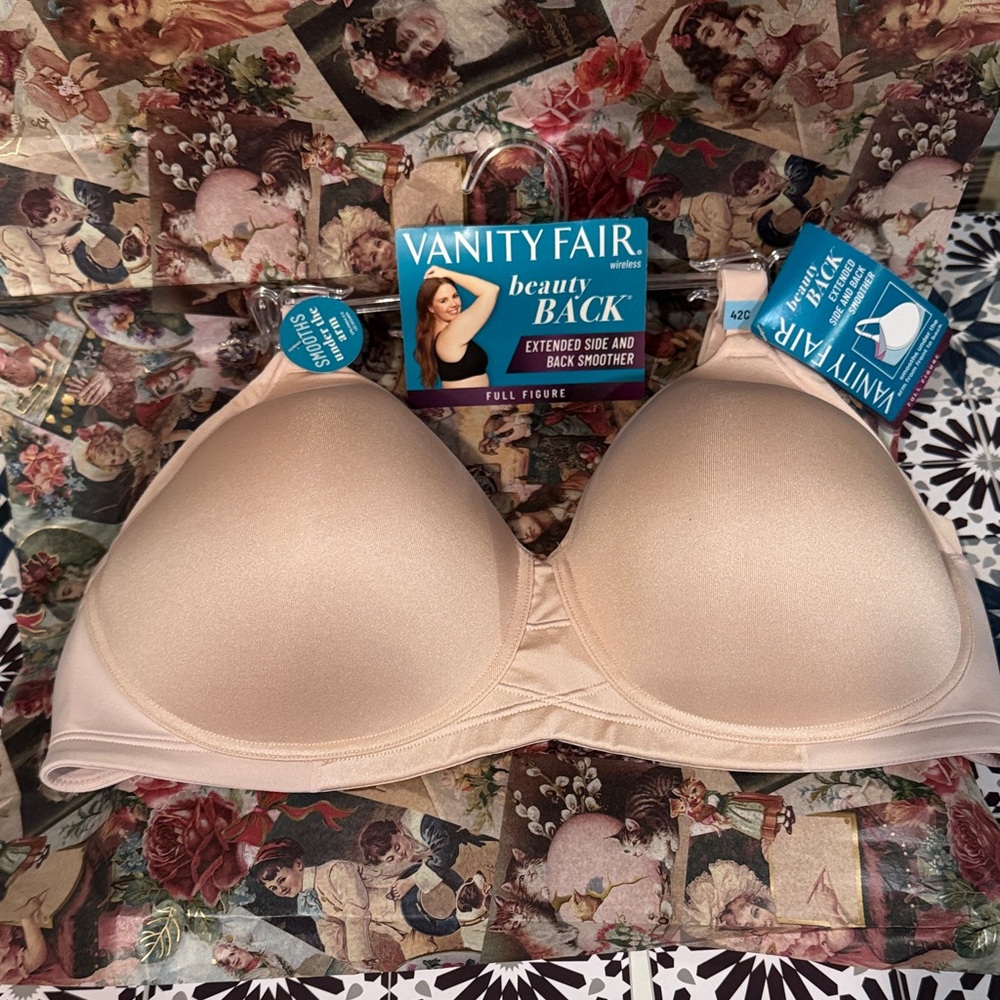 Vanity Fair Women's Beige Full Coverage Bra